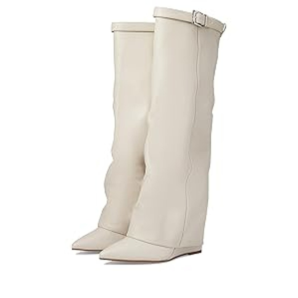 NWT Steve Madden Corenne Knee High Boot - Bone Leather 7.5